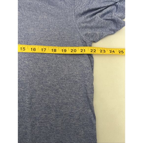 RHOBACK Blitz Tech Tee Heather Blue Performance Short Sleeve T-Shirt Men's XL - Picture 5 of 7